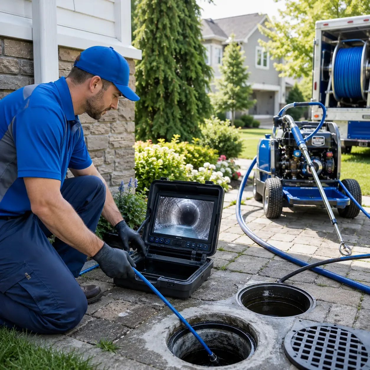Outdoor drain cleaning professionals serving Maryknoll, NY